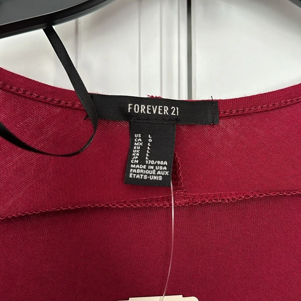 Forever 21 Raspberry Tunic - Picture 3 of 4